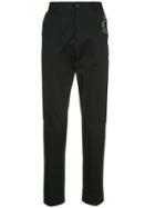 Dolce & Gabbana Crest-embellished Trousers - Black