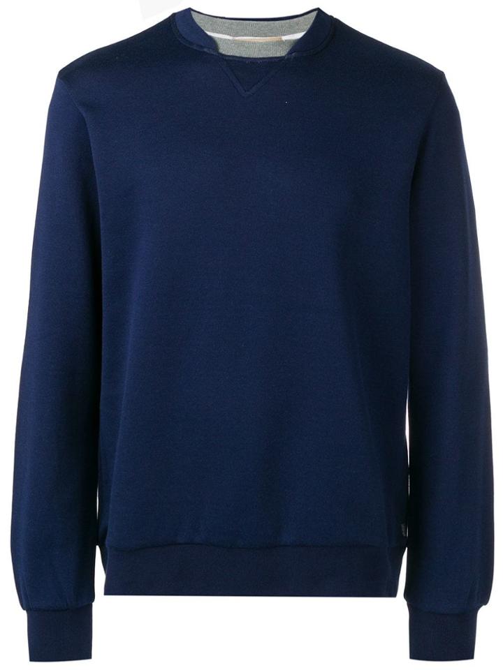 Eleventy Simple Sweatshirt - Blue