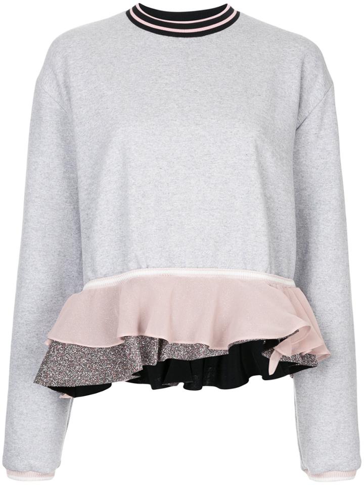 Anouki Peplum Sweatshirt - Grey