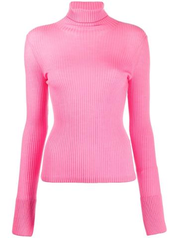 Mrz Turtleneck Knitted Jumper - Pink