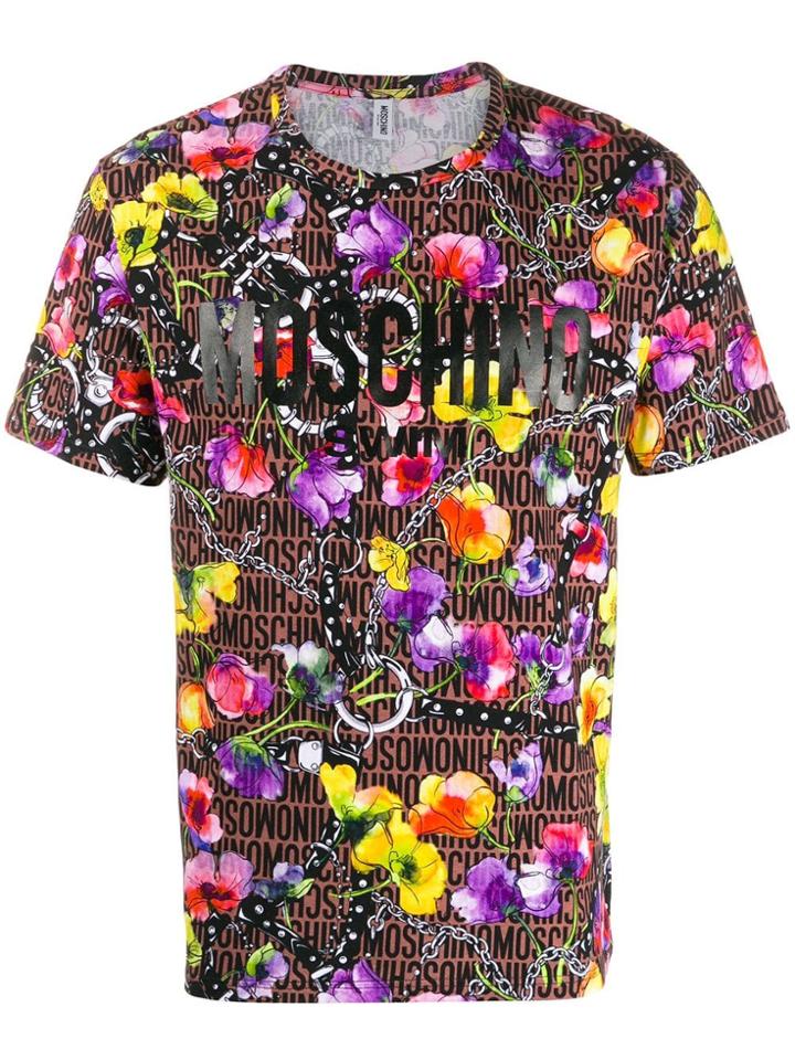 Moschino Members Only Printed T-shirt - Black
