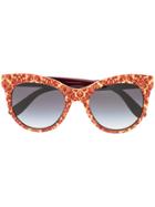 Dolce & Gabbana Eyewear Cat-eye Shaped Sunglasses - Red