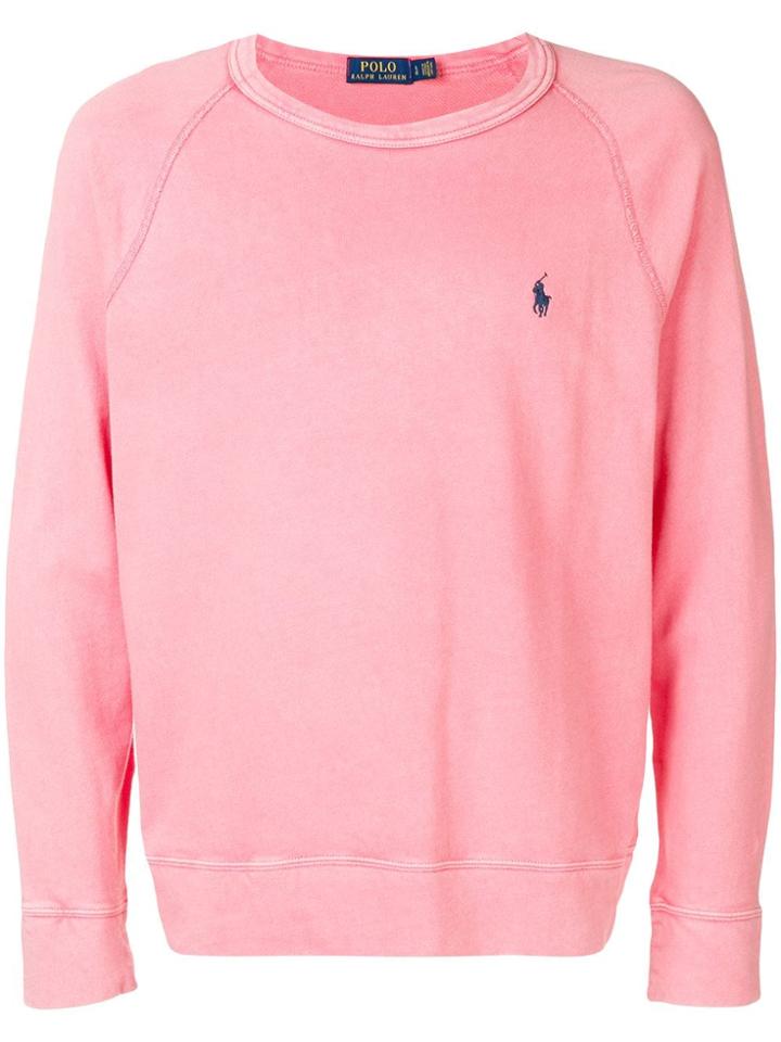 Ralph Lauren Embroidered Logo Sweatshirt - Pink