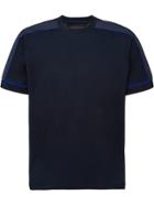 Prada Jersey T-shirt With Inserts - Black