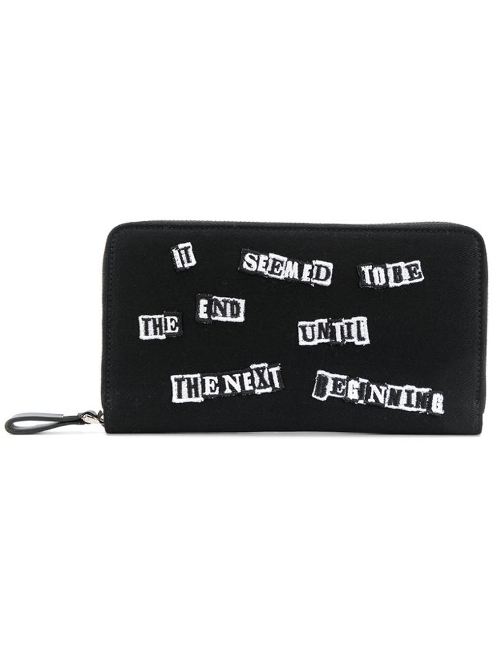 Valentino Valentino Garavani Continental Wallet With Embroidered