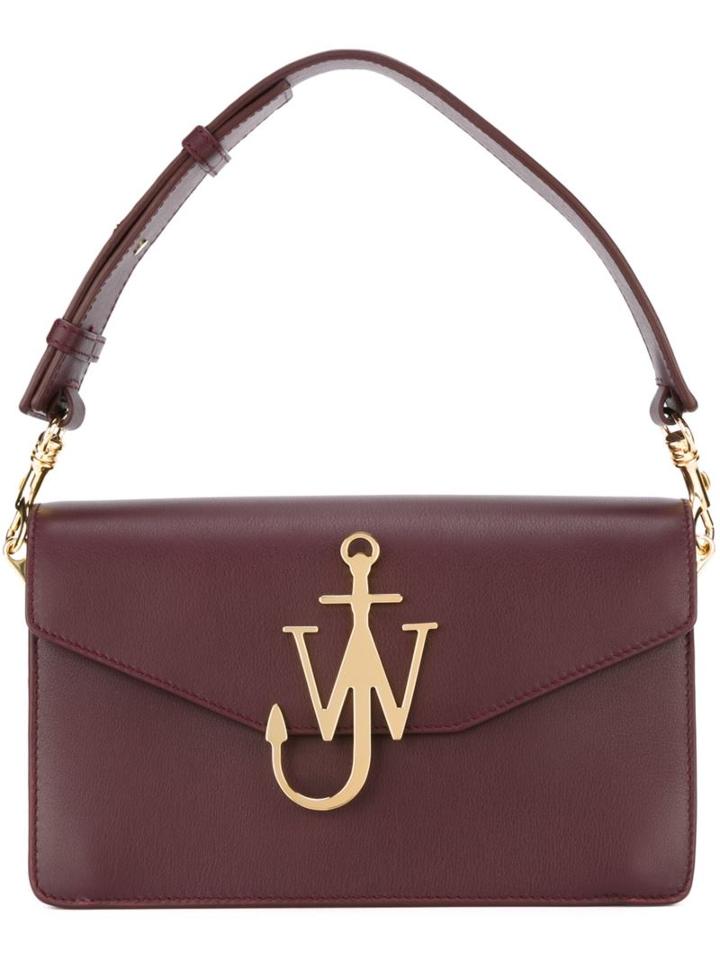 J.w.anderson Logo Plaque Shoulder Bag, Women's, Goat Skin