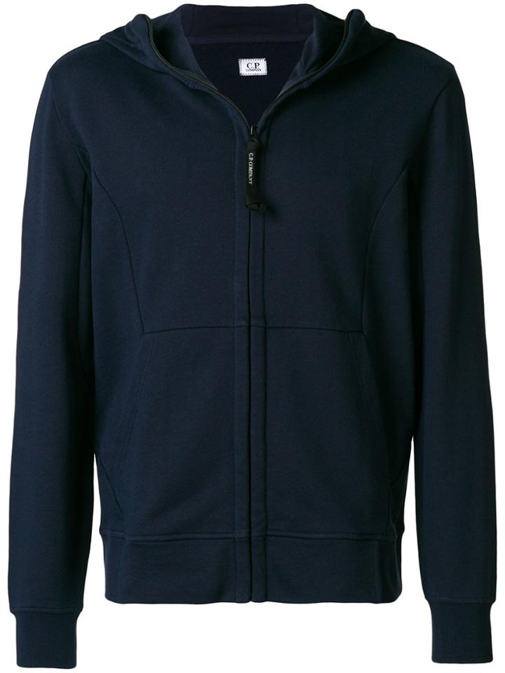 Cp Company Zip Hoodie - Blue