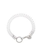 Mm6 Maison Margiela Spiral Cord Necklace - White