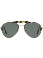 Prada Eyewear Classic Aviator Sunglasses - Brown