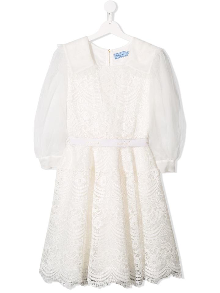 Mi Mi Sol Lace Dress - White