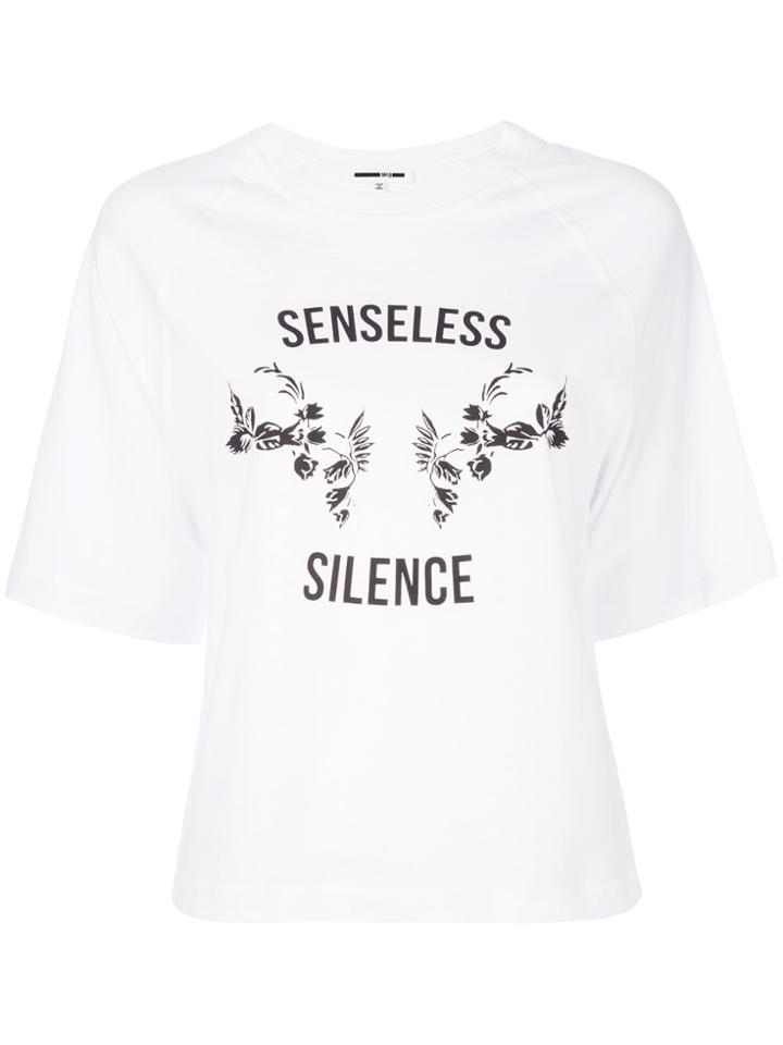 Mcq Alexander Mcqueen Senseless Print T-shirt - White