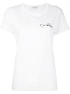 Maison Labiche 99 Problems T-shirt, Women's, Size: Small, White, Cotton