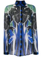 Just Cavalli Floral Print Shirt - Blue