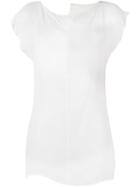 Yohji Yamamoto Vintage Sheer Short Sleeve Top, Women's, Size: Medium, White