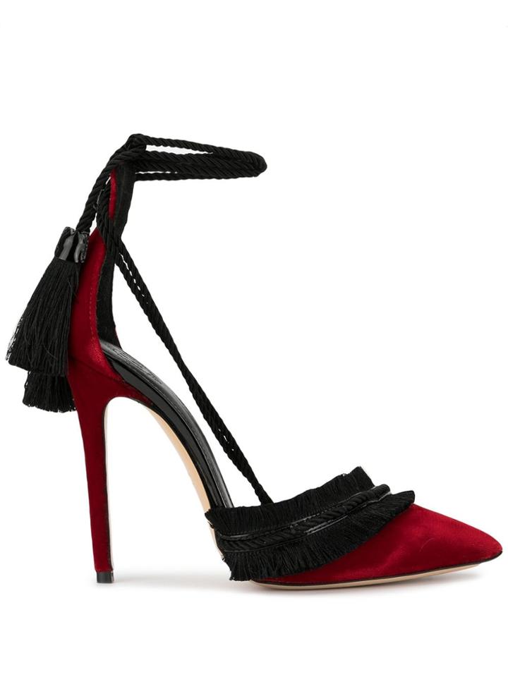Aleksander Siradekian Anano Tassel Pumps - Red