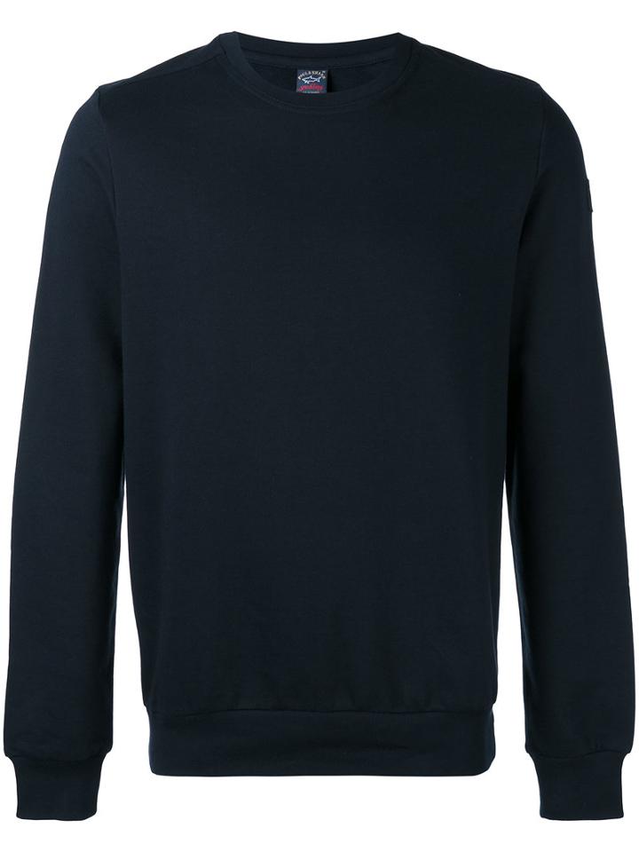 Paul & Shark Crew Neck Sweatshirt, Men's, Size: Xxl, Blue, Cotton