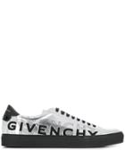 Givenchy Lace Up Sneakers - Silver