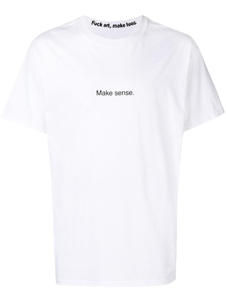 F.a.m.t. Make Sense T-shirt - White