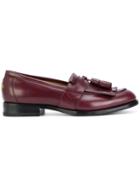Gucci Classic Fringed Loafers - Red