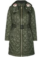 Burberry - Trench Trapuntato Baughton Jacket - Women - Polyester - M, Green, Polyester