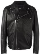 Theory Classic Biker Jacket, Men's, Size: Xl, Black, Leather/acetate