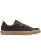 Hackett Panelled Lace-up Sneakers - Brown