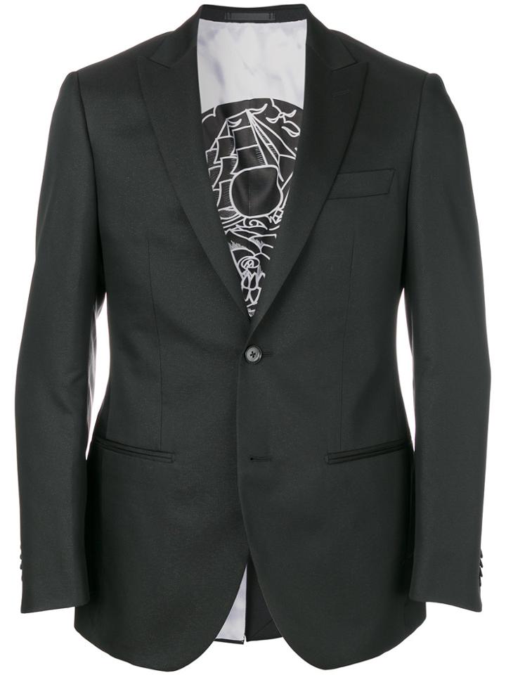 Hydrogen Fitted Blazer - Black