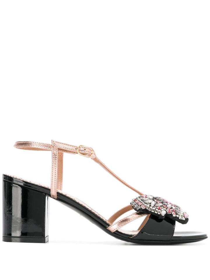 Twin-set Chunky Heel Sandals - Black