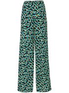 Marni Printed High Waist Trousers - Multicolour
