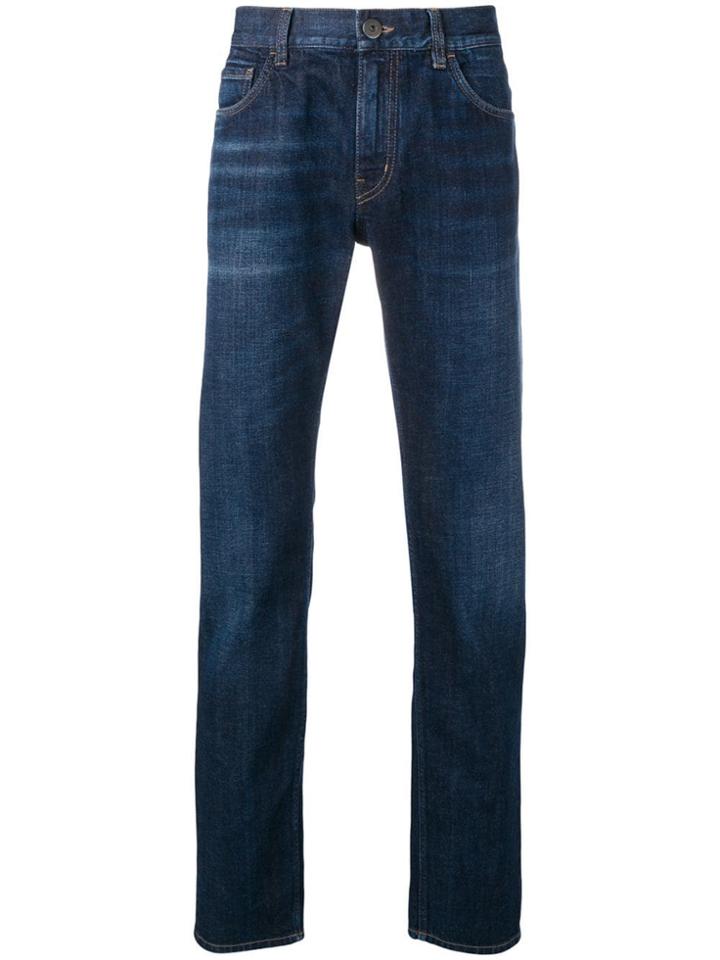 Prada Straight-leg Dark-wash Jeans - Blue