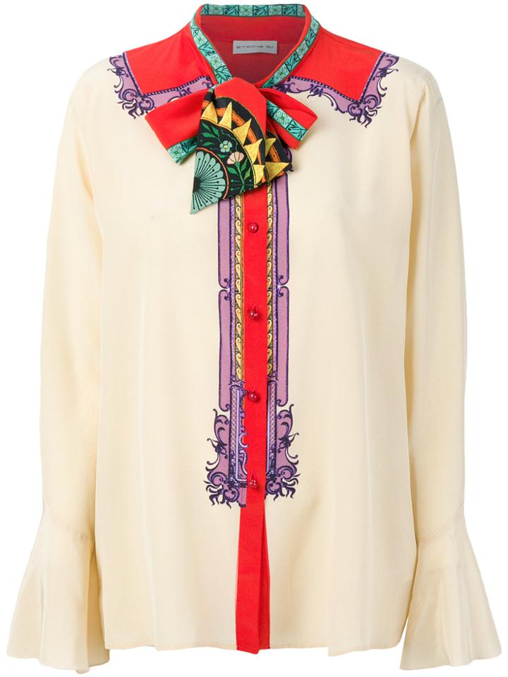 Etro Pussybow Blouse - Nude & Neutrals