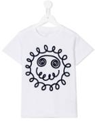 Stella Mccartney Kids Smiley Face Printed T-shirt, Boy's, Size: 10 Yrs, White