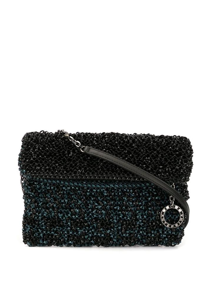 Anteprima Tartan Small Clutch - Black