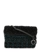 Anteprima Tartan Small Clutch - Black