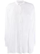 Isabel Benenato Sheer Shirt - White