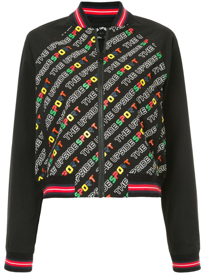 The Upside Sport Bomber Jacket - Black