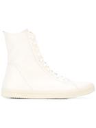 Rick Owens Hi-top Sneakers - White