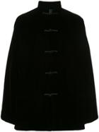 Shanghai Tang Silk Lined Velvet Jacket - Black