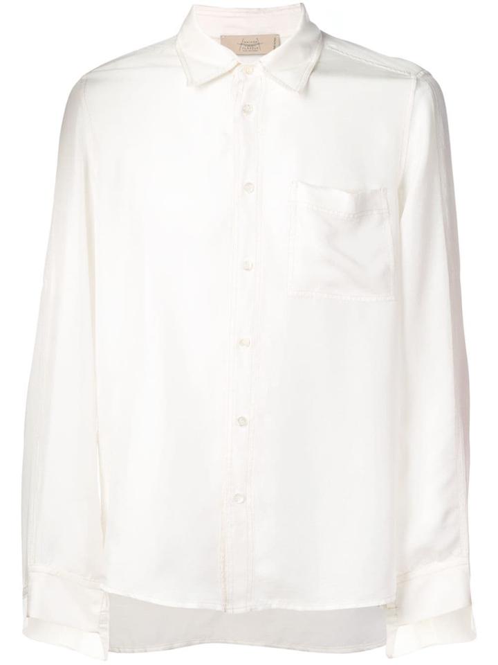 Maison Flaneur Plain Shirt - White
