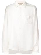 Maison Flaneur Plain Shirt - White