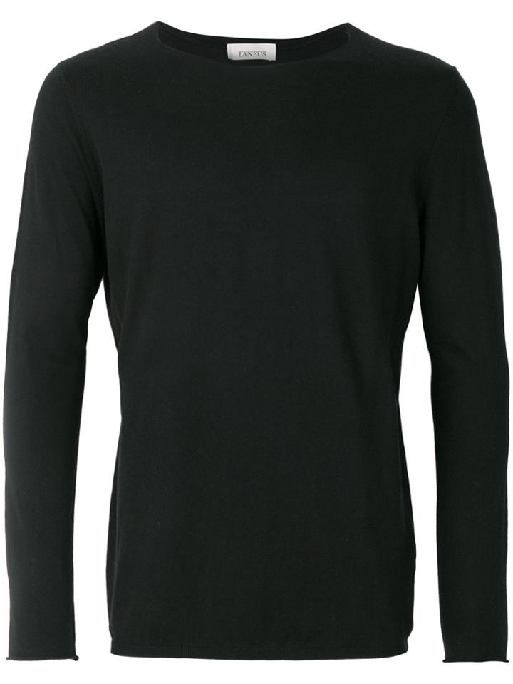 Laneus Slim-fit Jumper - Black