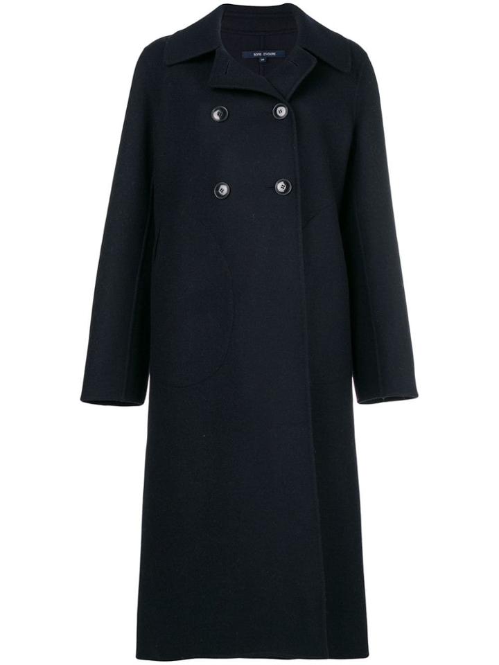Sofie D'hoore Double Breasted Coat - Blue