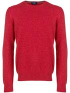 Barba Knit Sweater - Red