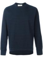 Universal Works Striped Sweatshirt, Men's, Size: Small, Blue, Cotton