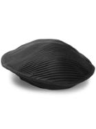 Pleats Please By Issey Miyake Pleated Hat - Black