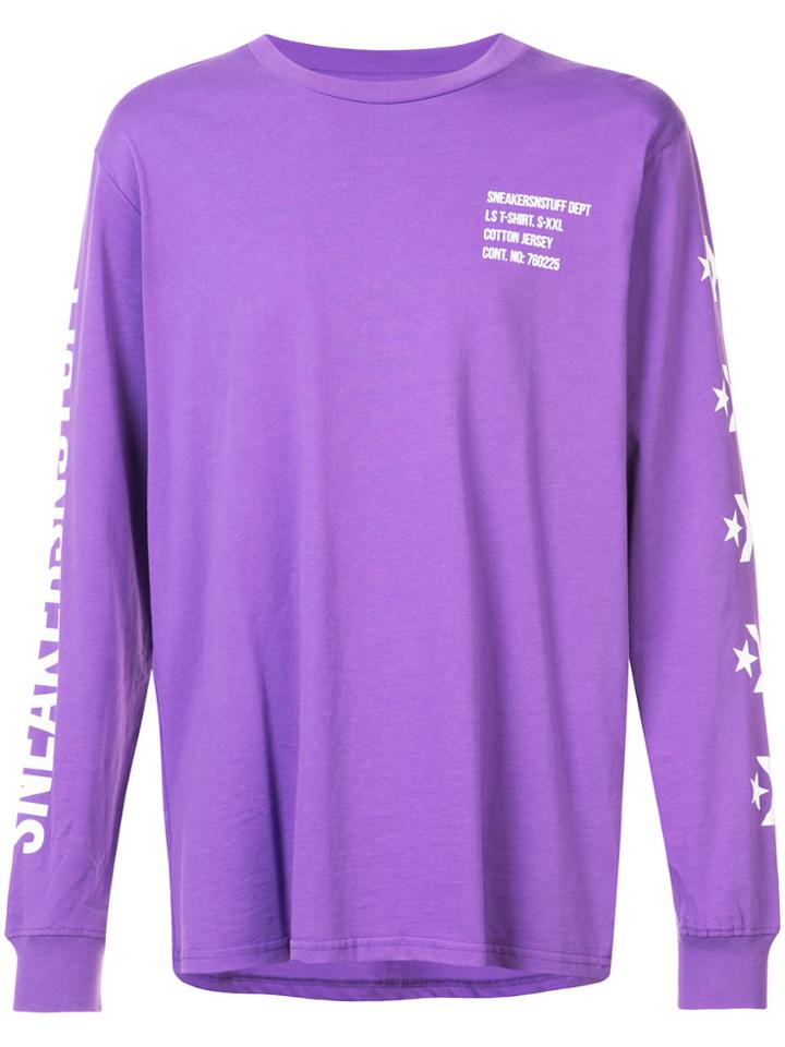 Converse Sneakersnstuff Dept Sweatshirt - Pink & Purple