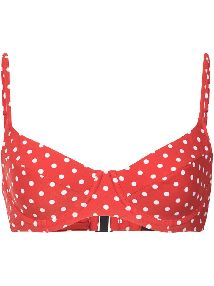 Onia Onia X Weworewhat Lydia Bikini Top - Red
