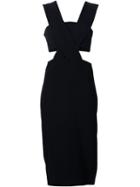 Cushnie Et Ochs Cut Out Midi Dress