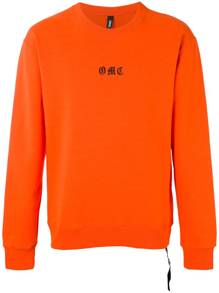 Omc - Branded Sweatshirt - Unisex - Cotton - M, Yellow/orange, Cotton