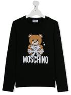Moschino Kids Teddy Logo Sweatshirt - Black
